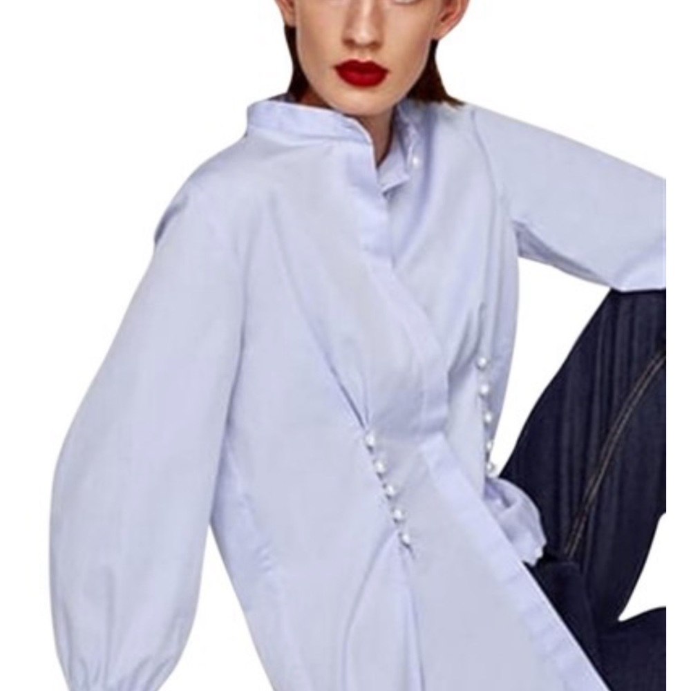 Zara blue Shirt